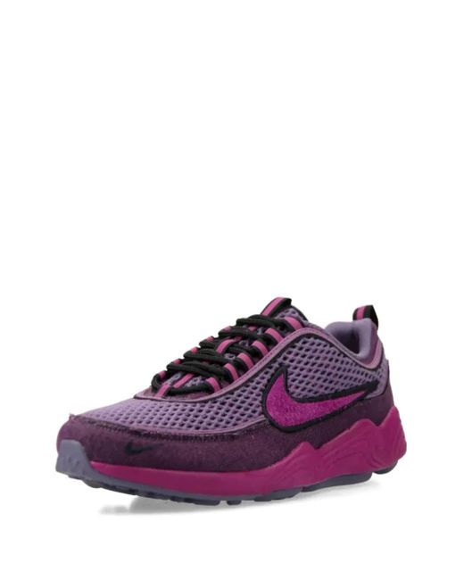 Nike Purple Air Zoom Spiridon Prm Mesh-Panel Sneakers for men