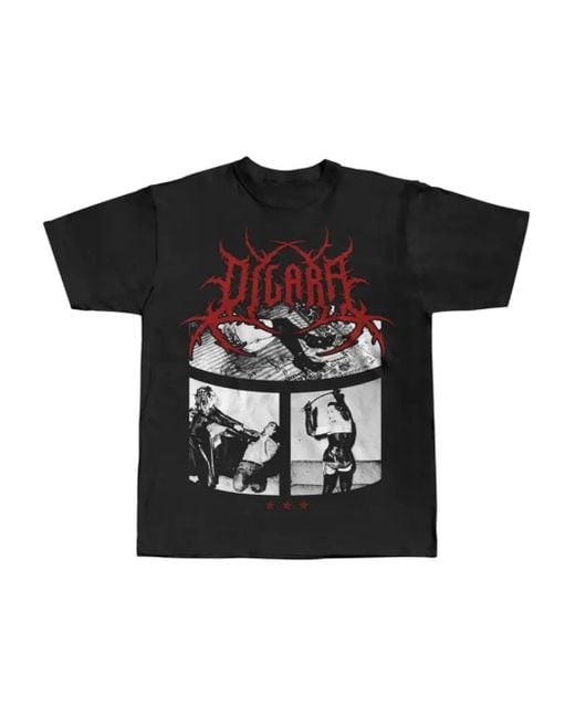 Dilara Findikoglu Black Femme Vortex T-Shirt