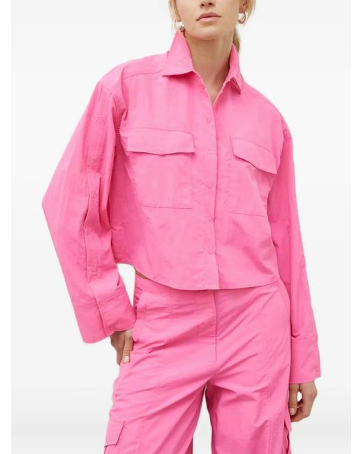Day Birger et Mikkelsen Pink Buttoned Pocket Top