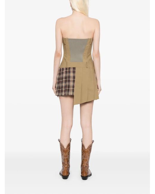 ANDERSSON BELL Natural Pleated Trench Dress