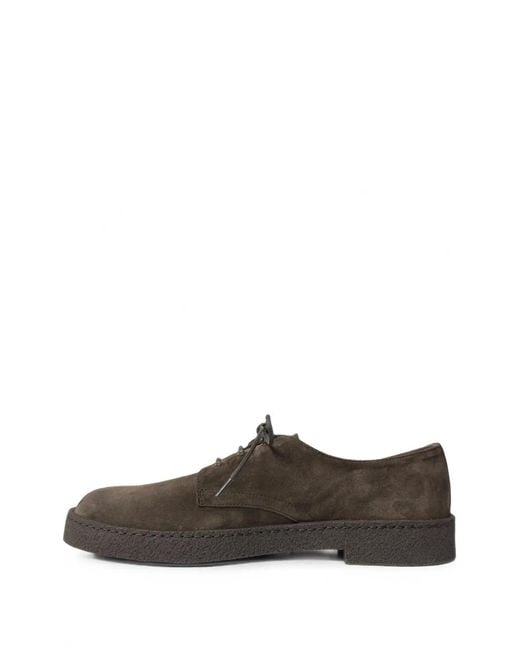 Common Projects Gray Suede Derby Shoes for men