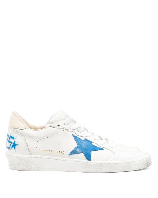 Golden Goose Deluxe Brand Blue Sneakers Ballstar With Hf Heel And Padded for men