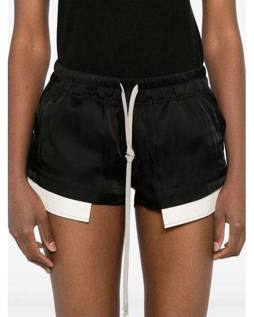 a様　Rick Owens FOG Boxers Black Shorts Rick Owens Fog Boxers Shorts in Black | Lyst
