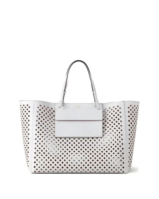 Borsa Tote di Mulberry in White