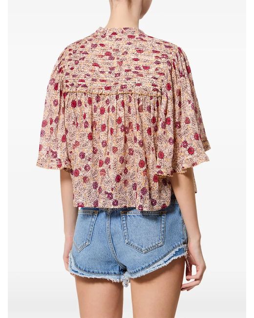 Isabel Marant Pink Douna Top