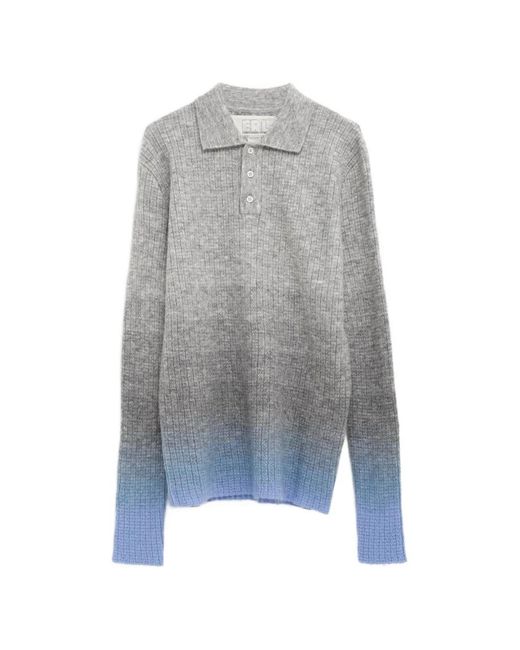 ERL Geribbeld Poloshirt in het Gray voor heren