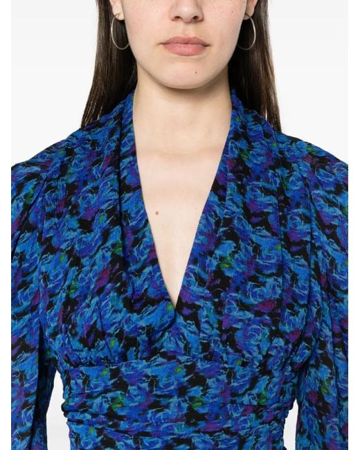 Blouse Nycia À Col V IRO en coloris Blue