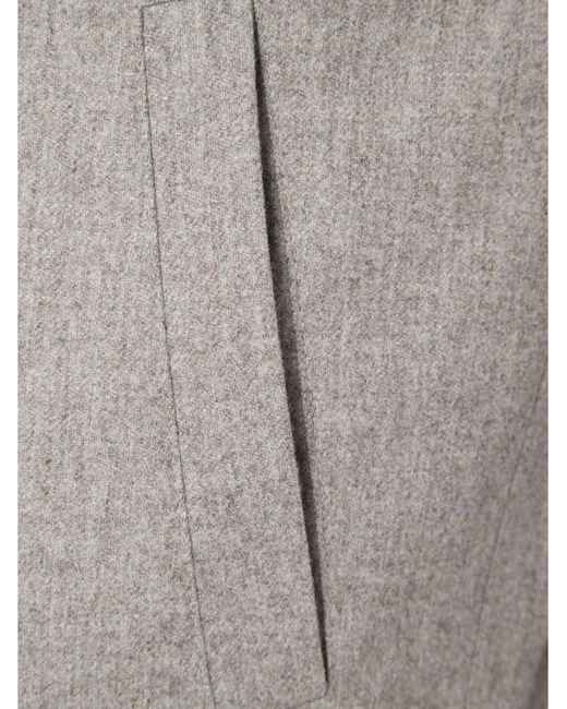 Tombolini Gray Button-Down Jacket for men