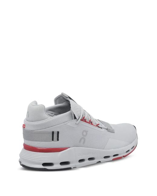On Shoes White Cloudnova Sneakers for men