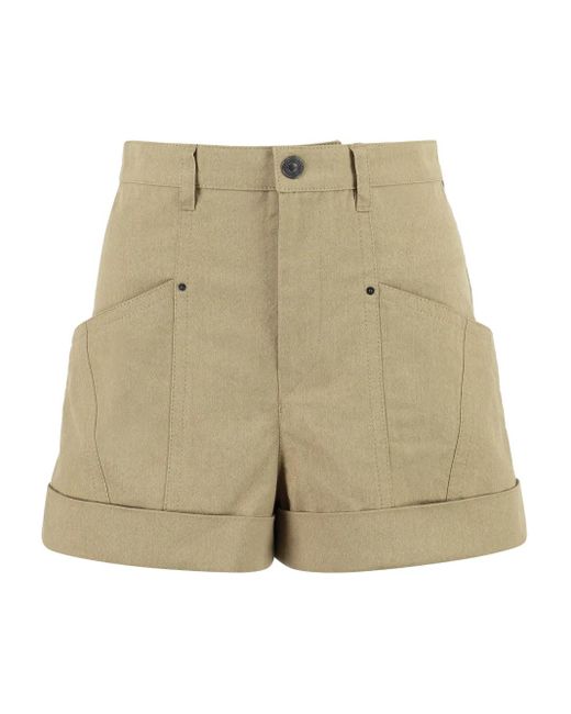 Isabel Marant Natural Tulya Shorts
