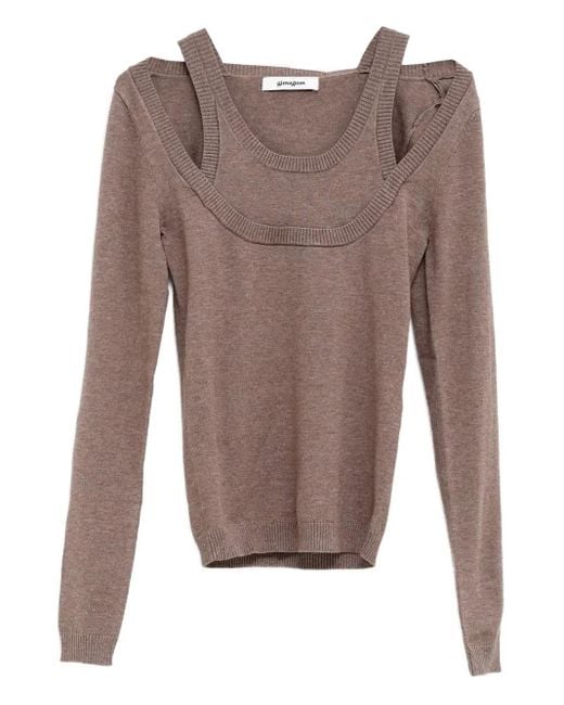 GIMAGUAS Brown Étoile Top