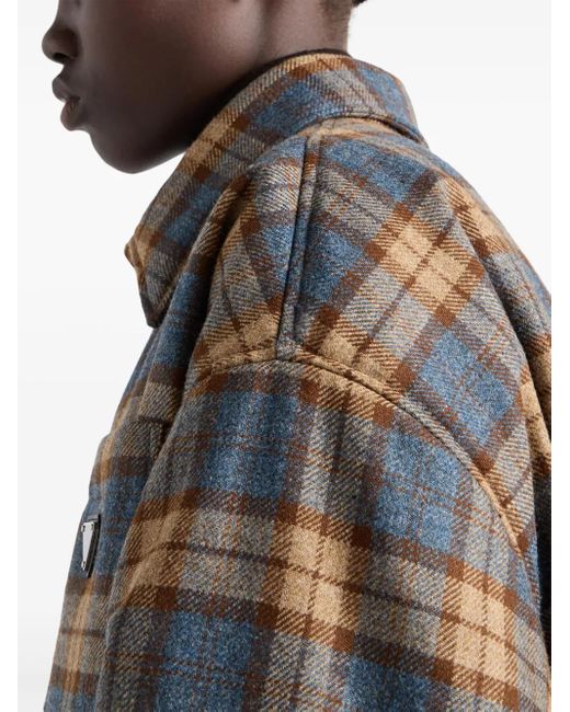 Prada チェック ジャケット Multicolor