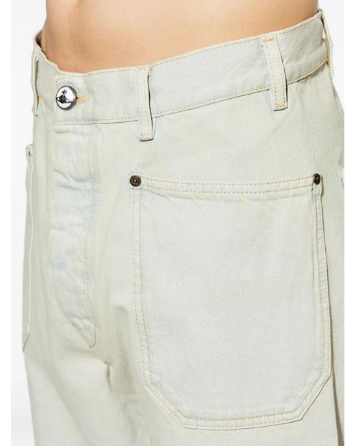 Vivienne Westwood Natural Patch-Pocket Jeans for men