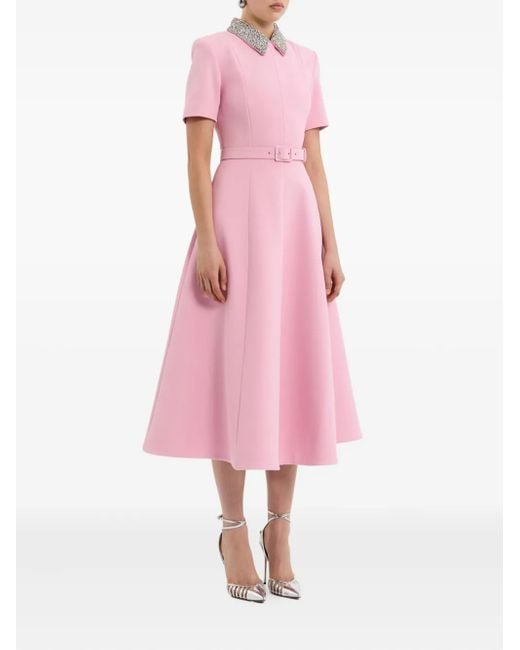 plus size womens dresses Unique Vintage Plus Size Pink & White Gingham Bobbie Swing Dress 5X/32W-34W main image 0