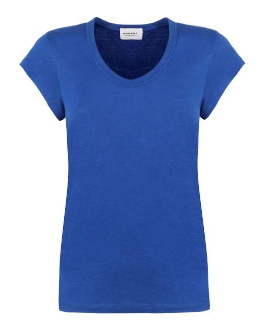 T-Shirt Zankou Isabel Marant en coloris Blue