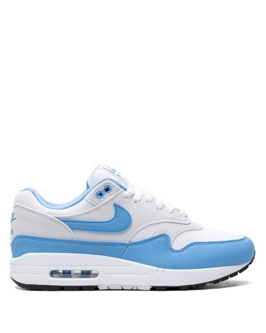 Nike Blue Air Max 1 Suede Sneakers