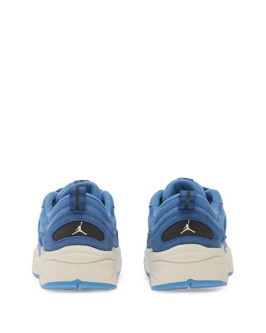 Nike Blue Mesh-Panel Sneakers
