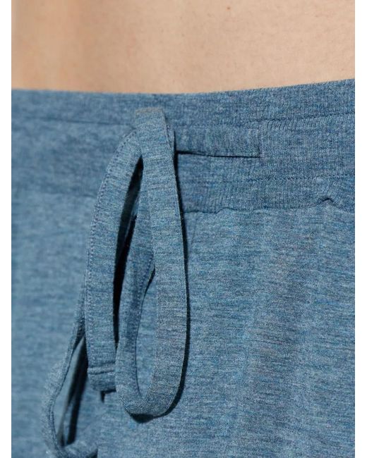 Hanro Blue Drawstring Trousers for men