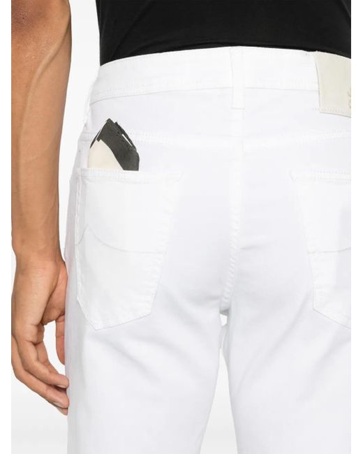 Jacob Cohen White Scott Jeans for men