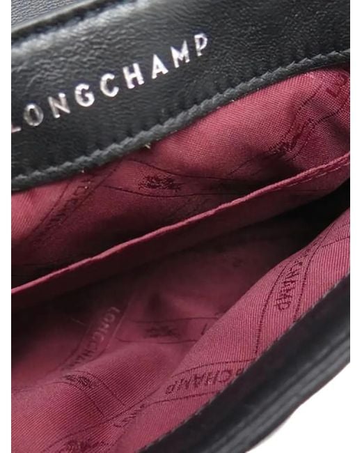 Longchamp Black Quilted Chain-Strap Cross-Body Bag
