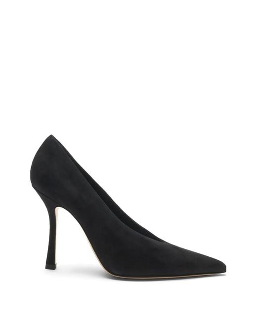 Casadei Black Escarpins Asymétriques Nina En Daim
