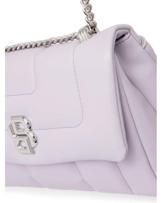 Boss Purple Logo-Plaque Crossbody Bag