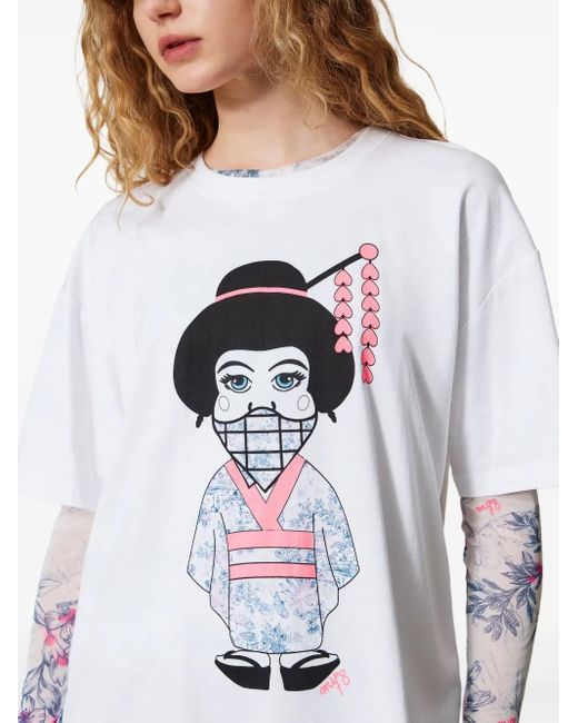 Twinset グラフィック Tシャツ White
