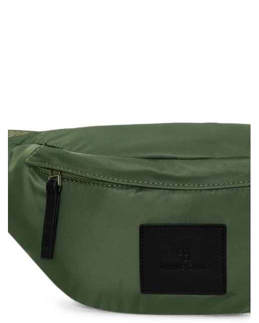 Anine Bing Green Petit Sac Banane Leon