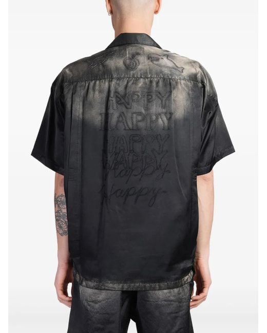 Maison Mihara Yasuhiro Gray Distressed Shirt for men