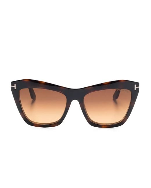 Tom Ford Natural Clip-On Sunglasses
