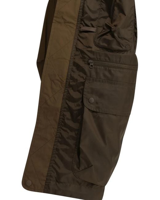 Daiwa Pier39 Green Hooded Button-Up Coat for men