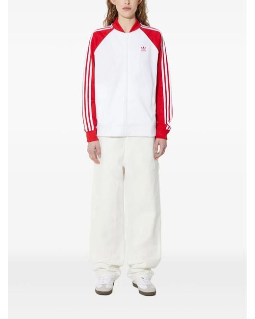 Carhartt White Pantalon Cargo À Patch Logo