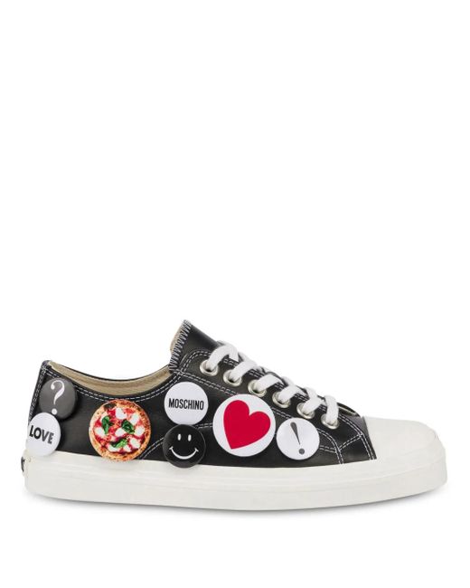 Moschino ピンディテール スニーカー White