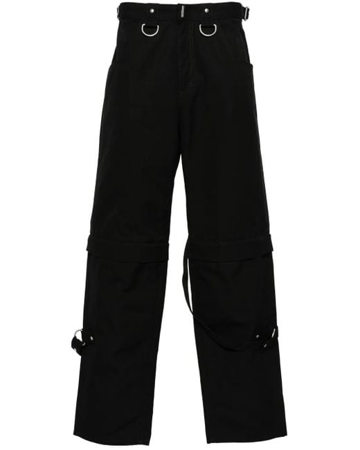 Givenchy Schwarze Hose Mit Abnehmbarem Bein in Black für Herren