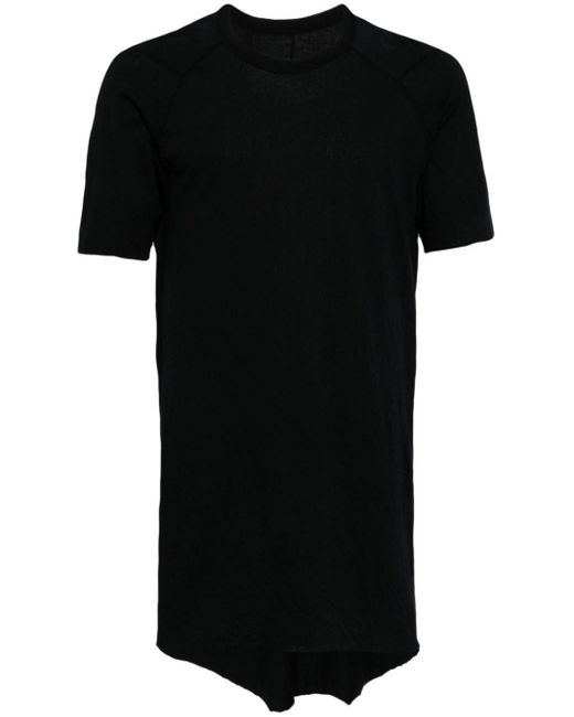 Boris Bidjan Saberi Raw-cut edge cotton T-shirt in Black für Herren