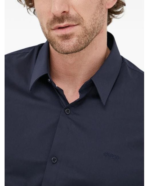 Guess Blue Slim-Fit Shirt for men