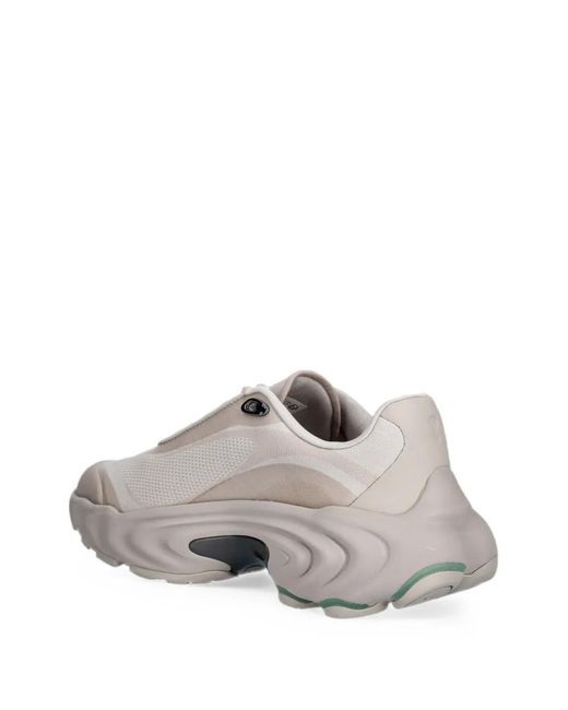 Lacoste White Mesh-Panel Chunky Sneakers