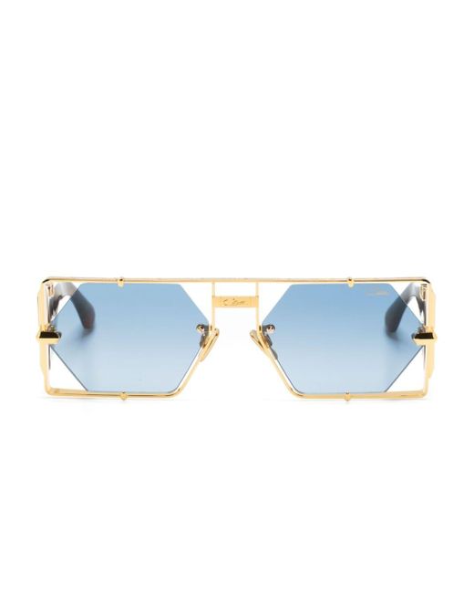 Cazal 004 Sonnenbrille mit geometrischem Gestell in Blue für Herren
