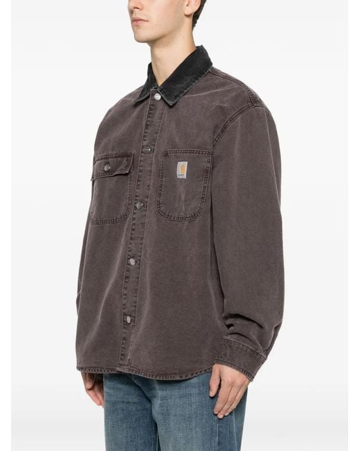 Carhartt Brown Veste À Poches Multiples for men