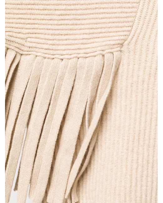 Stella McCartney Multicolor Fringed Rib-Knit Jumper
