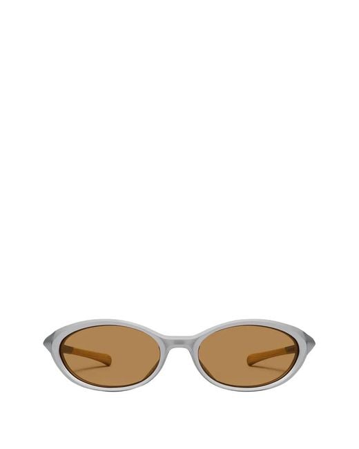 Gentle Monster Metallic Rim Mg22 Oval-Frame Sunglasses