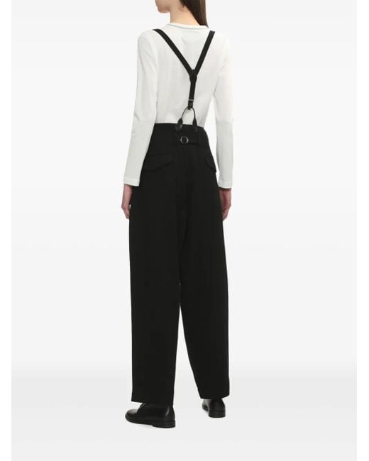 Y's Yohji Yamamoto Black Cotton Dungaree