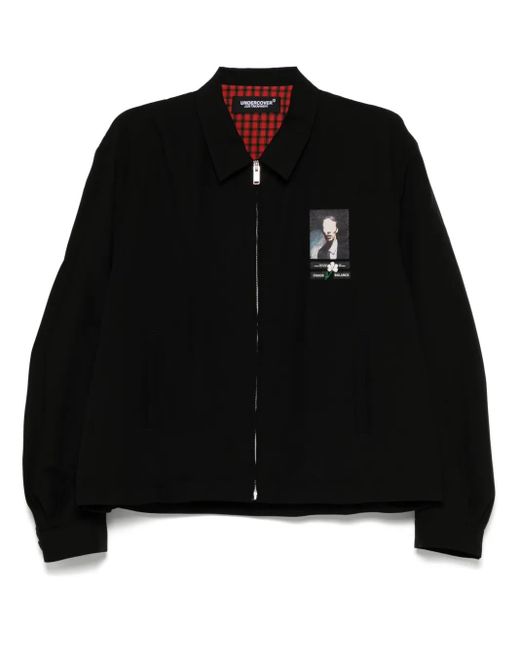 メンズ Undercover グラフィック シャツジャケット Black