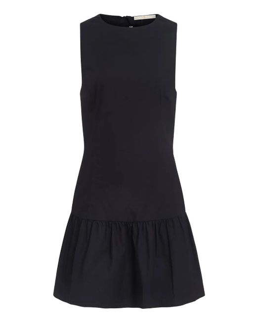 Marie Oliver Black Marilyn Ruffle-Hem Mini Dress