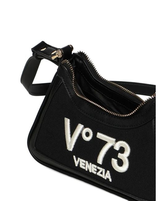 V73 White Logo Shoulder Bag