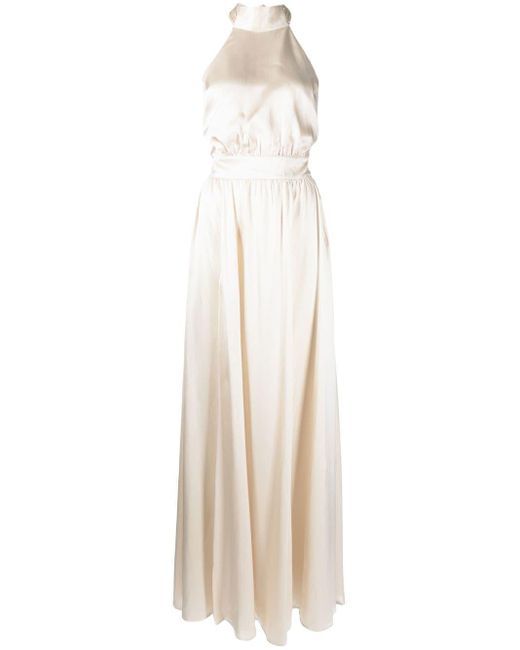 Reformation Alani Silk Maxi Dress in White | Lyst