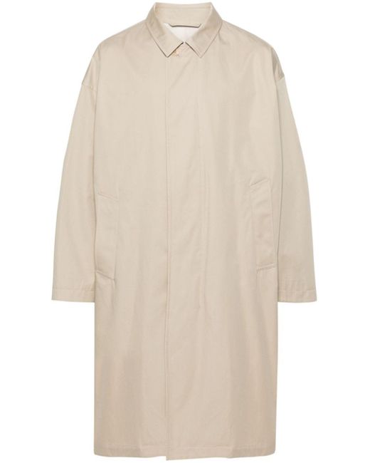 Lemaire Natural Button-up Trench Coat