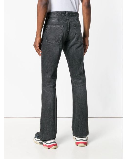 Balenciaga Bootcut Jeans in Black for Men