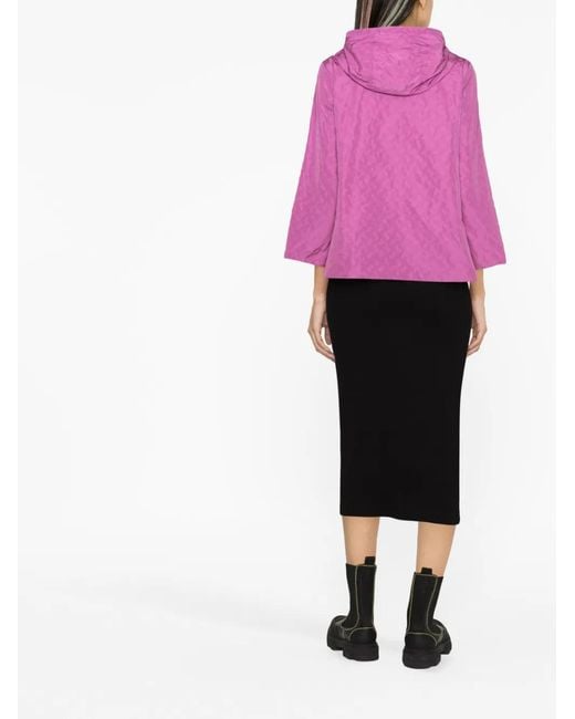 Herno Pink Reversible Hooded Jacket