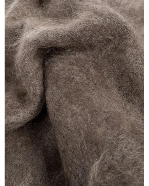 Lisa Yang カシミアスカーフ Gray